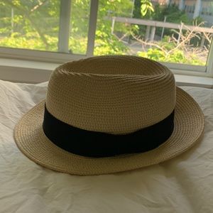 Aritzia Talula Pelham straw fedora hat